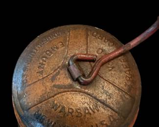 EMBURY NO 40 Traffic Gard Red Globe Lantern