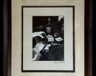 Original Signed Photo "High Stakes at the Buckhorn" by GREGG LEE ALBRACHT