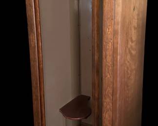 Vintage 1950's Wood Telephone Booth WESTERN ELECTRIC with 3 Slot Payphone