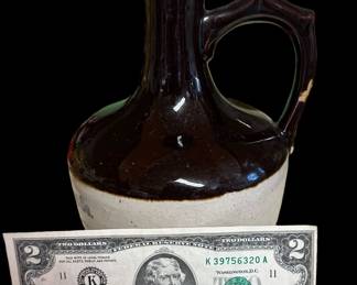 Antique Cudahy Packing Co. OMAHA Advertising Stoneware Jug