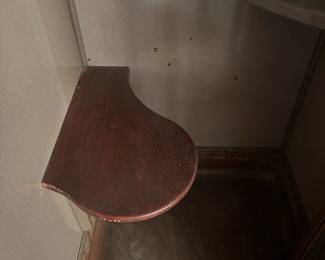 Vintage 1950's Wood Telephone Booth WESTERN ELECTRIC with 3 Slot Payphone