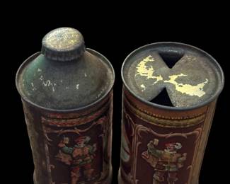 Vintage FALSTAFF Cone Top and Flat Top Beer Cans