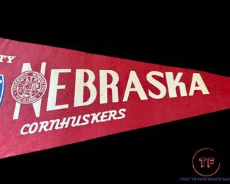 1977 Liberty Bowl NEBRASKA CORNHUSKERS Pennant