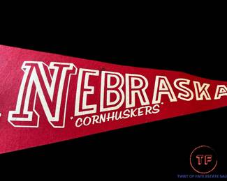 1965 Cotton Bowl NEBRASKA CORNHUSKERS Pennant