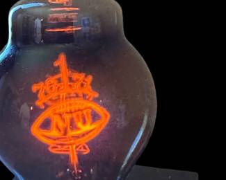 Vintage Aerolux Light 1970's NEBRASKA CORNHUSKERS 70 - 71 Championship Display