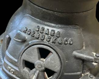 Antique SEARS ROEBUCK Cast Iron Pot Belly Wood Stove (119-57)