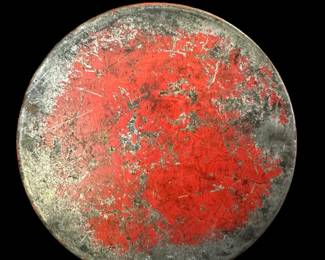 Vintage Marked MUD (OMAHA) HANDLAN Lantern Railroad Style with Red Globe