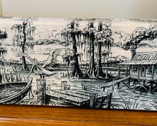 print on canvas by Jon Guillaume "Ancestral Home"