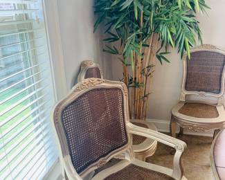 dining table that has nine matching chairs
