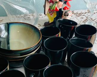 large Sango pottery dishware