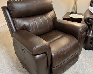 Electric Recliner Leather