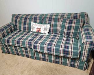 Plaid couch