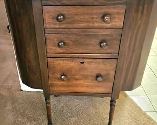 vintage sewing cabinet