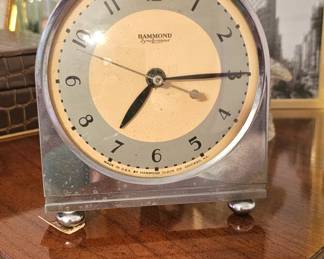 Sleek vintage electrical clock