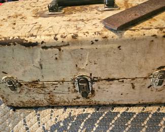 vintage tools box, metal