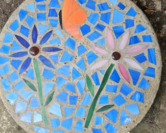 colorful stepping stone