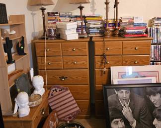 Dresser Set, Beatles Print, Southwest Items and Art