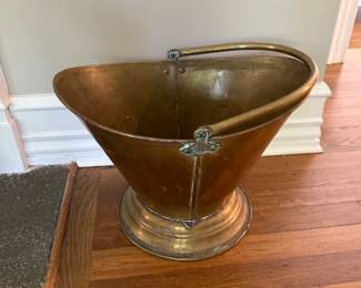 Brass Coal Scuttle 