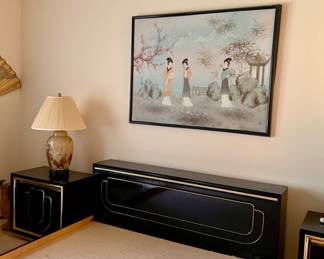 QUEEN LACQUER BEDROOM SET