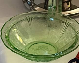 Green Glass Uranium Bowl