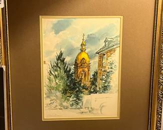 Gold Framed Print