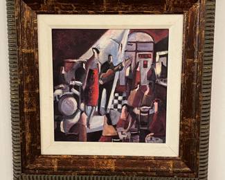 La Guitarra Framed Print