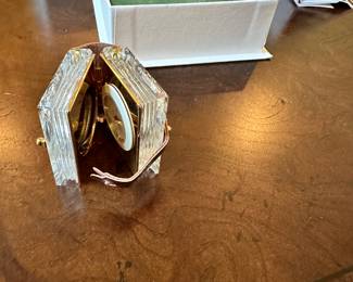 #113 - $36.00 - Swarovski book/clock