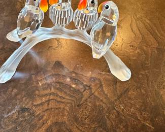 #122 - $50.00 - Swarovski birds on a branch 199123