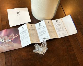 #101 - $80.00 - Swarovski 1989 Ed. Amour the Lovebirds