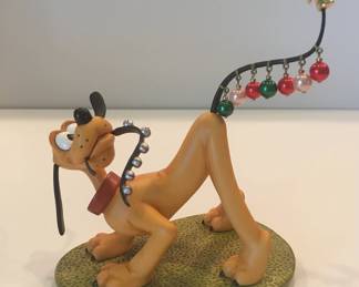 #75 - #85 - $38.00 - Walt Disney Pluto "Helps Decorate Pluto's Christmas Tree (2 available)