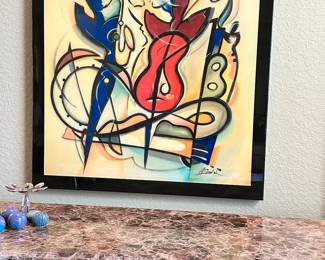 #7 - $200.00 - Decorative Jazz players 43x43