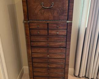 # 154 - $225.00, Jewelry & Lingerie Chest 56 1/2 T x 21 W x 16 D