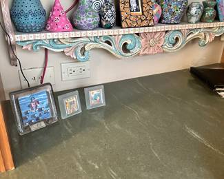 #34 - $80.00 - Painted shelve 38Wx11D Norway