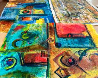 #33 - $40.00 each - Collection of original art work Pam Wynn 22x30 no frames