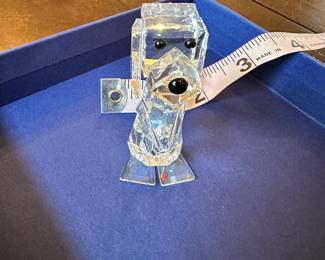 #126 - $70.00 - Swarovski seating dog