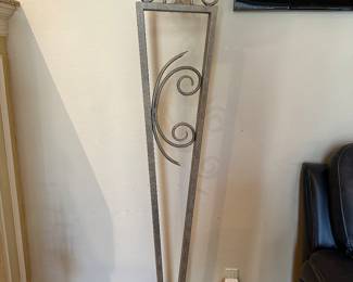 #21 - $80.00 - Iron & glass floor lamp 20Wx70T
