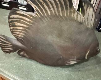 #157 - $40.00 - Leslie Mitchell Meneola TX fish 9Tx7W