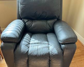 #23 - $380.00 each - 2 each Lazy boy charcoal leather manual 38Wx42Hx40D