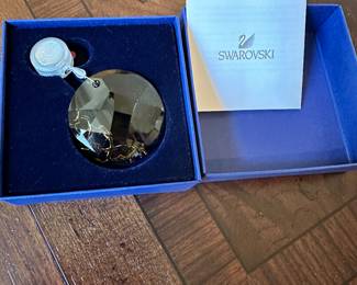 #117 - $22.00 - Swarovski amber suncatcher