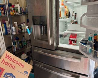 $450 - Stainless steel fridge
