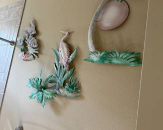 #29 - $80.00 - 5 pieces of wall pieces and Seaside sign