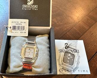 $80.00 - Swarovski crystal watch Montreal (retail $315)