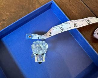 #126 - $70.00 - Swarovski seating dog