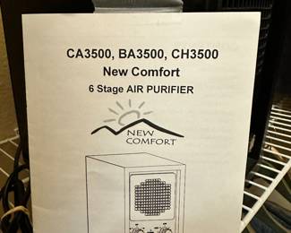#142 - $120.00 - Air purifier New Comfort CA3500, BA3500, CH3500
