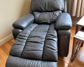 #23 - $380.00 each - 2 each Lazy boy charcoal leather manual 38Wx42Hx40D