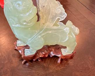 #130 - $185.00 - Jade green foo dog