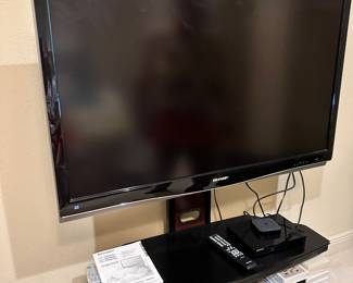 #47 - $200.00 - Sharp Aquos 50" TV and TV Stand 59Tx42Wx21D