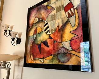 #17 - $200 each - 2 Each Modern abstract 43x43