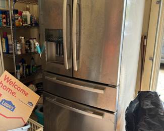 $450 - Stainless steel fridge
