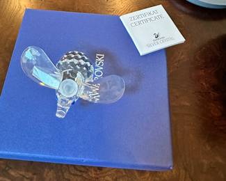 #128 - $100.00 - Swarovski Dumbo elephant 7640NR10001